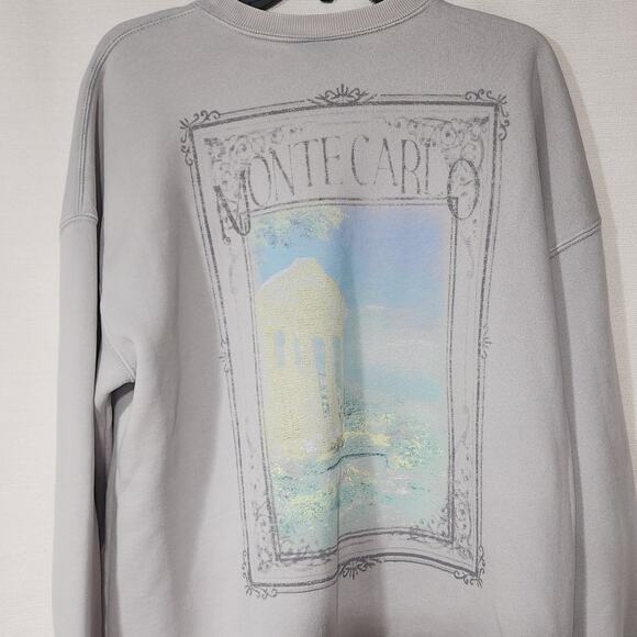 Monte Carlo sweatshirt women's size small Wild fable Faded NWT - Picture 1 of 7